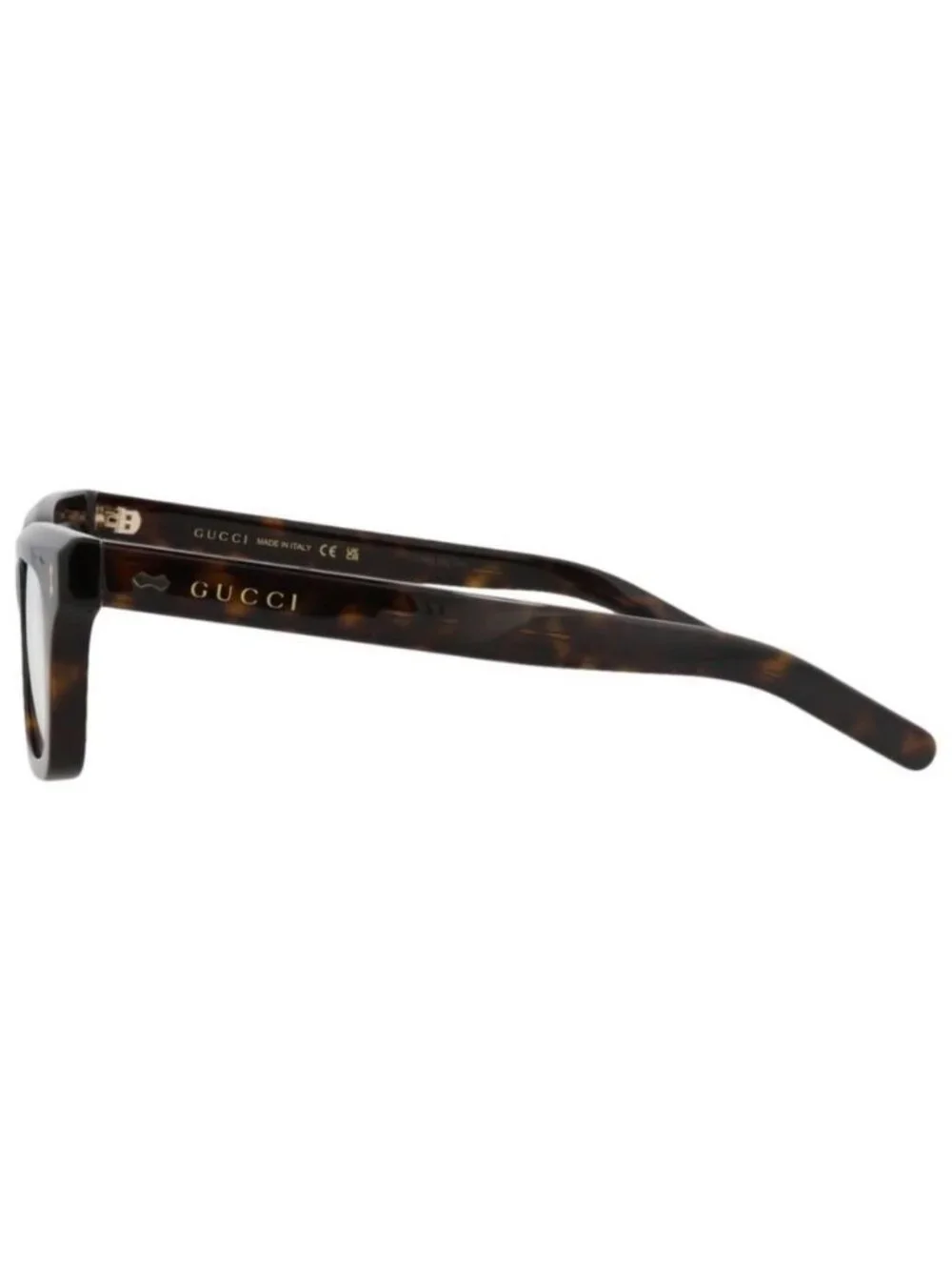 New Gucci Womens Square/Rectangle Havana Havana Transparent Fashion Designer Eye